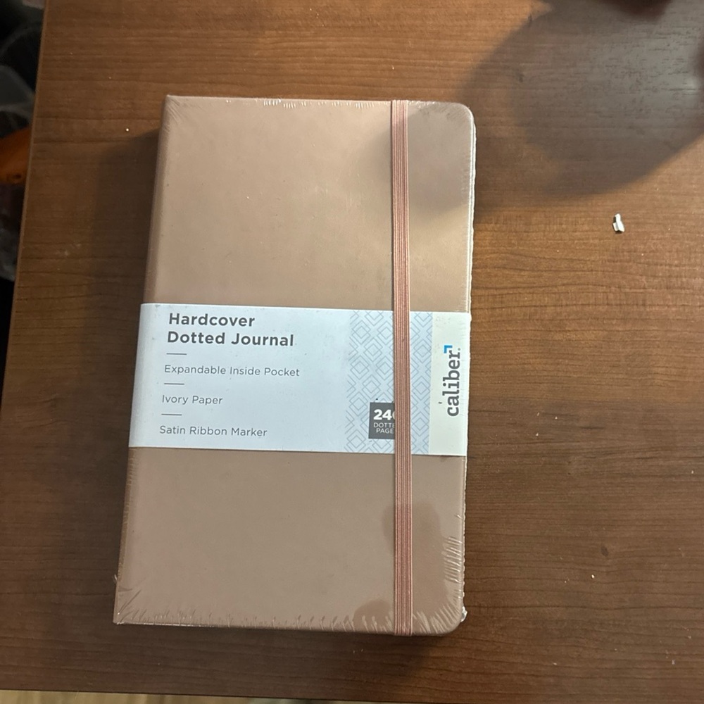 Pink Caliber Hardcover Dotted Journal